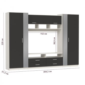 ШМЦ Вена 91.01 с зеркалом в Железногорске - mebel154.com