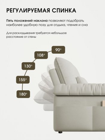 Кресло-кровать ЛУНО 105см в Железногорске - mebel154.com