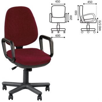 Кресло Comfort GTP, с подлокотниками в Железногорске - mebel154.com