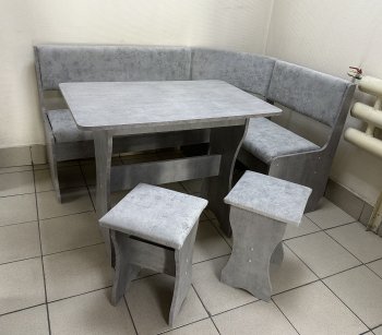 Кухонный уголок Миссия V велюр (сириус) в Железногорске - mebel154.com
