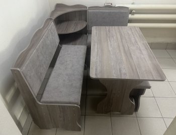 Кухонный уголок Миссия с полкой, ткань(локи) в Железногорске - mebel154.com