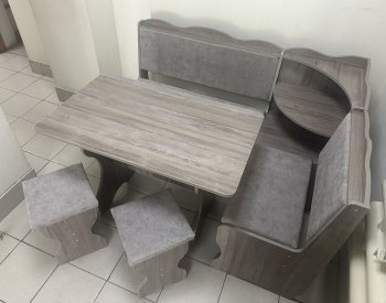 Кухонный уголок Миссия с полкой, ткань(локи) в Железногорске - mebel154.com