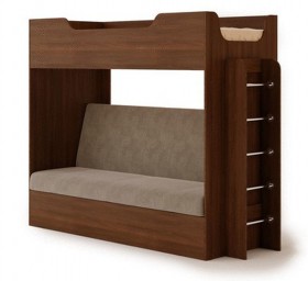 Кровать двухъярусная с диваном в Железногорске - mebel154.com