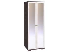 Шкаф для одежды 2-х дверный с зеркалом 12-2 Бриз в Железногорске - mebel154.com